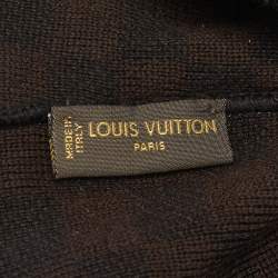 مملوكة مسبقًا Louis Vuitton Black/Brown Petit Damier Beanie