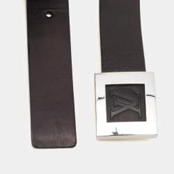 Leather belt Louis Vuitton Black size 95 cm in Leather - 32247315