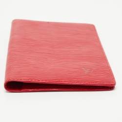 Louis Vuitton Red Epi Leather Checkbook Wallet