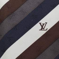 Louis Vuitton Red Diagonal Striped Silk Tie Louis Vuitton | The Luxury  Closet