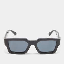 Louis Vuitton Black 'LV Match' Sunglasses
