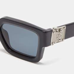 Louis Vuitton Black 'LV Match' Sunglasses