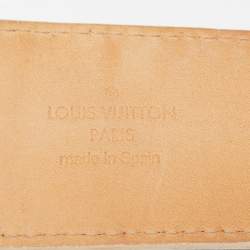 Louis Vuitton Damier Azur Canvas LV Initiales Belt 90cm