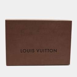 Pre Owned Louis Vuitton Navy Blue Wool and Cashmere Monogram Gradient Scarf