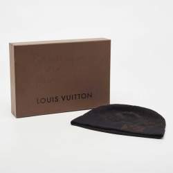 Louis Vuitton Brown/Black Petit Damier Wool Beanie