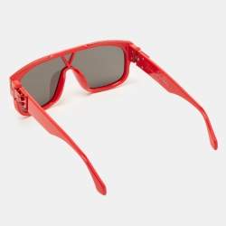 Louis Vuitton Red 1.1 Millionaires Mask Shield Sunglasses
