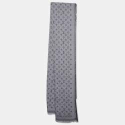 Buy Louis Vuitton Monogram Essential Stole Scarves (Grey) at
