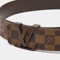 Lv circle leather belt Louis Vuitton Brown size 90 cm in Leather - 35363629