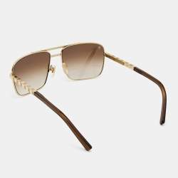 Pre Owned Louis Vuitton Brown/Gold Altitude Gradient Sunglasses