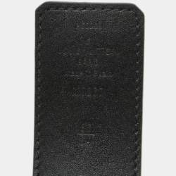 Pre Owned Louis Vuitton Monogram Eclipse Canvas Reversible Belt Strap 85CM