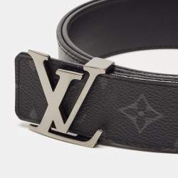 Louis Vuitton Monogram Eclipse Canvas LV Initiales Belt 90CM