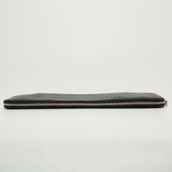 مملوكة مسبقًا Louis Vuitton Black Taiga Leather Tie Travel Case 