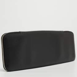 مملوكة مسبقًا Louis Vuitton Black Taiga Leather Tie Travel Case 