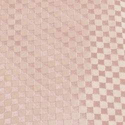 Pre Owned Louis Vuitton Light Pink Damier Checkerboard Pattern Silk Tie