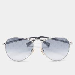 Louis Vuitton Black & Gold Z0936W Evidence Aviator Gradient Sunglasses  Louis Vuitton