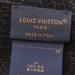 Pre Owned Louis Vuitton Black My Monogram Eclipse Wool Hat