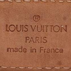 Pre Owned Louis Vuitton Black Epi Leather Ceinture Belt 90CM