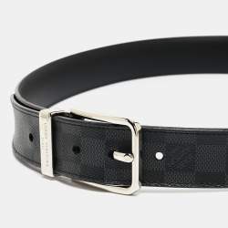 Louis Vuitton Damier Graphite Canvas Buckle Belt 95 CM