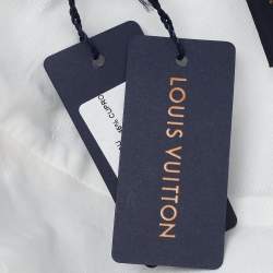 Pre Owned Louis Vuitton X Virgil Abloh Limited Edition White Casquette Monogram Quill Baseball Cap One Size