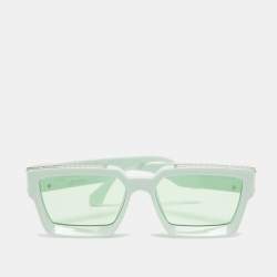 Louis Vuitton Mint Green 1.1 Millionaires Square Sunglasses