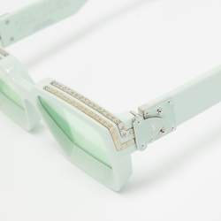 Louis Vuitton Mint Green 1.1 Millionaires Square Sunglasses