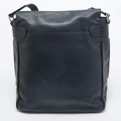 Louis Vuitton Navy Blue Taiga Leather Roman MM Bag
