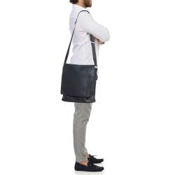Louis Vuitton Navy Blue Taiga Leather Roman MM Bag