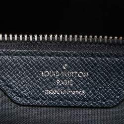 Louis Vuitton Navy Blue Taiga Leather Roman MM Bag