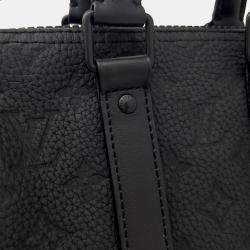 Louis Vuitton Black Monogram Empriente Bandoulière Keepall 25 Bag