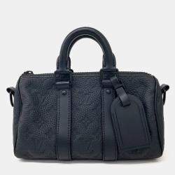 Louis Vuitton Black Monogram Empriente Bandoulière Keepall 25 Bag