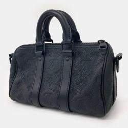 Louis Vuitton Black Monogram Empriente Bandoulière Keepall 25 Bag