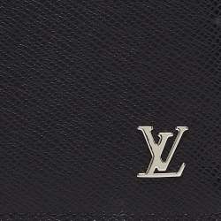 Louis Vuitton Black Taiga Leather Brazza Wallet