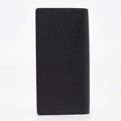 Louis Vuitton Black Taiga Leather Brazza Wallet