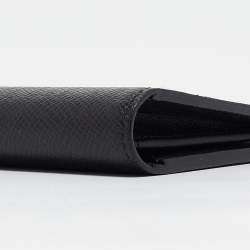 Louis Vuitton Black Taiga Leather Brazza Wallet
