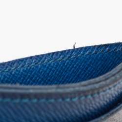 Louis Vuitton Blue Damier Graphite Canvas Card Holder 