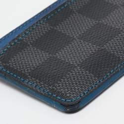 Louis Vuitton Blue Damier Graphite Canvas Card Holder 