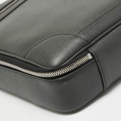 Louis Vuitton Black Taiga Leather Odessa Computer Case Bag