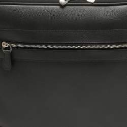 Louis Vuitton Black Taiga Leather Odessa Computer Case Bag