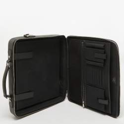 Louis Vuitton Black Taiga Leather Odessa Computer Case Bag