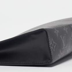 Pre Owned Louis Vuitton Monogram Eclipse Canvas Pochette Voyage MM