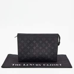 Pre Owned Louis Vuitton Monogram Eclipse Canvas Pochette Voyage MM