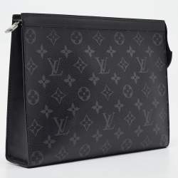 Pre Owned Louis Vuitton Monogram Eclipse Canvas Pochette Voyage MM