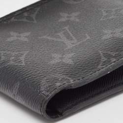 Pre Owned Louis Vuitton Monogram Eclipse Multiple Wallet