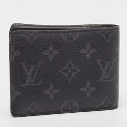 Pre Owned Louis Vuitton Monogram Eclipse Multiple Wallet