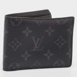 Pre Owned Louis Vuitton Monogram Eclipse Multiple Wallet