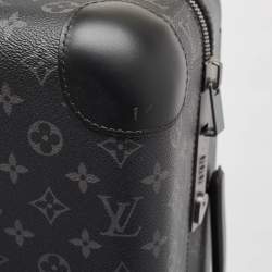 Pre Owned Louis Vuitton Monogram Eclipse Canvas Horizon 55 Suitcase