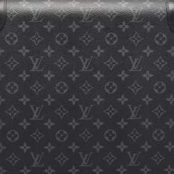 Pre Owned Louis Vuitton Monogram Eclipse Canvas Horizon 55 Suitcase