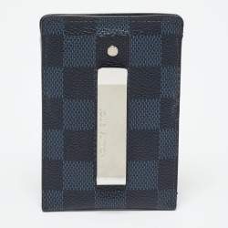 Louis Vuitton Damier Cobalt Canvas Pince Card Holder