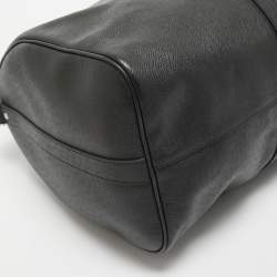 Pre Owned Louis Vuitton Black Leather Leather Keepall Bandoulière 50 Bag