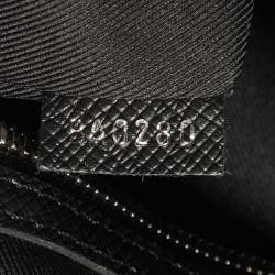 Pre Owned Louis Vuitton Black Leather Leather Keepall Bandoulière 50 Bag